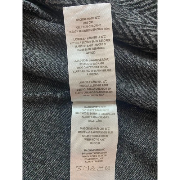 Lysse Herringbone Open Front Cardigan Size S - Picture 3 of 8